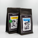 Pachet Honduras (Lempira) + Etiopia (Yirgacheffe Negele Gorbitu)